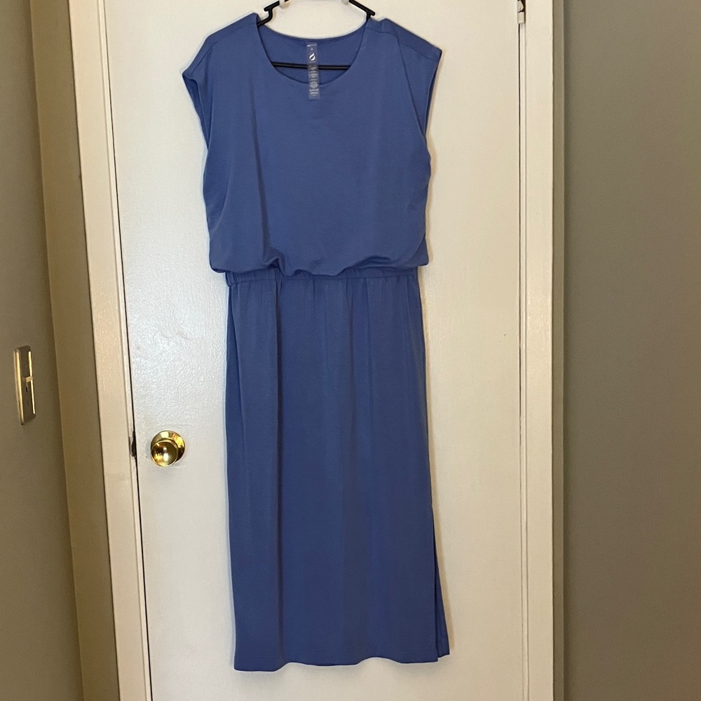 Lou & Grey Blue Midi Dress